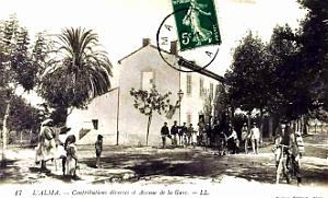 1743- L'Alma - Avenue de la Gare et Contributions directes -1914